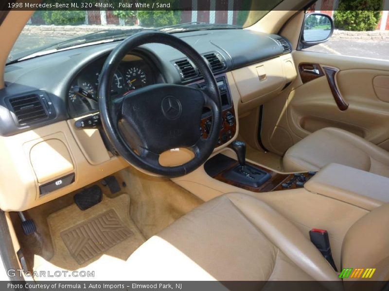 Polar White / Sand 1998 Mercedes-Benz ML 320 4Matic