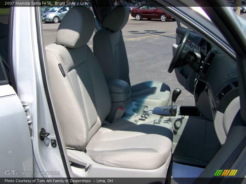 Bright Silver / Gray 2007 Hyundai Santa Fe SE