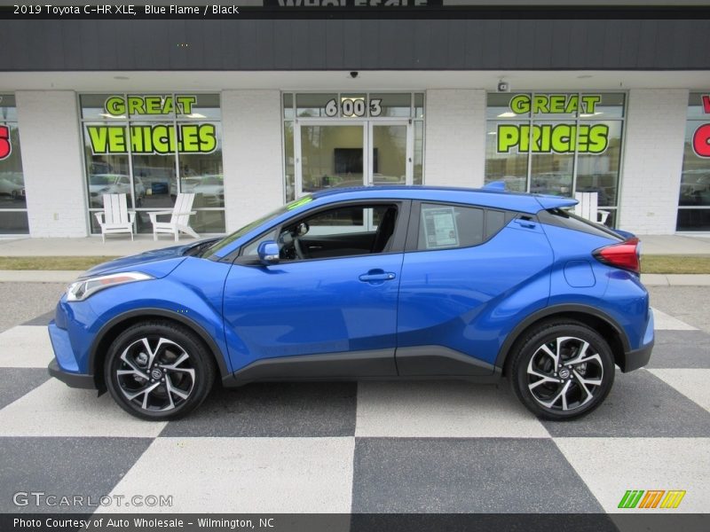 Blue Flame / Black 2019 Toyota C-HR XLE