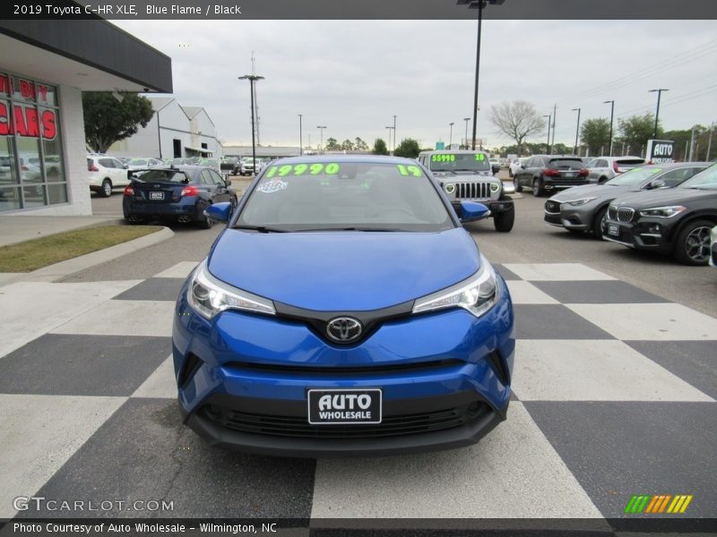 Blue Flame / Black 2019 Toyota C-HR XLE