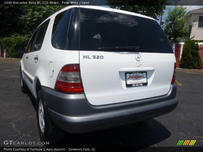Polar White / Sand 1998 Mercedes-Benz ML 320 4Matic