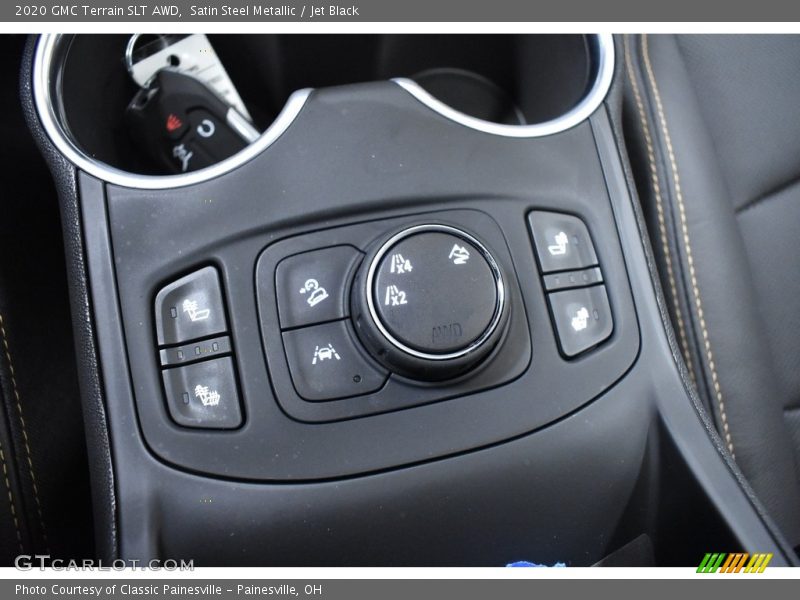 Satin Steel Metallic / Jet Black 2020 GMC Terrain SLT AWD