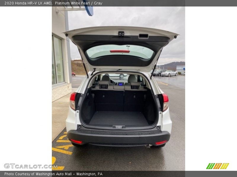 Platinum White Pearl / Gray 2020 Honda HR-V LX AWD