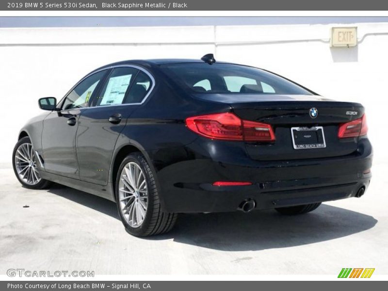 Black Sapphire Metallic / Black 2019 BMW 5 Series 530i Sedan