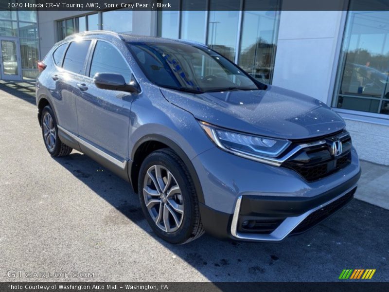 Sonic Gray Pearl / Black 2020 Honda CR-V Touring AWD