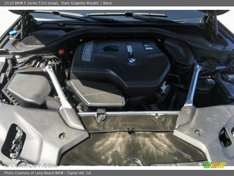 Dark Graphite Metallic / Black 2019 BMW 5 Series 530i Sedan