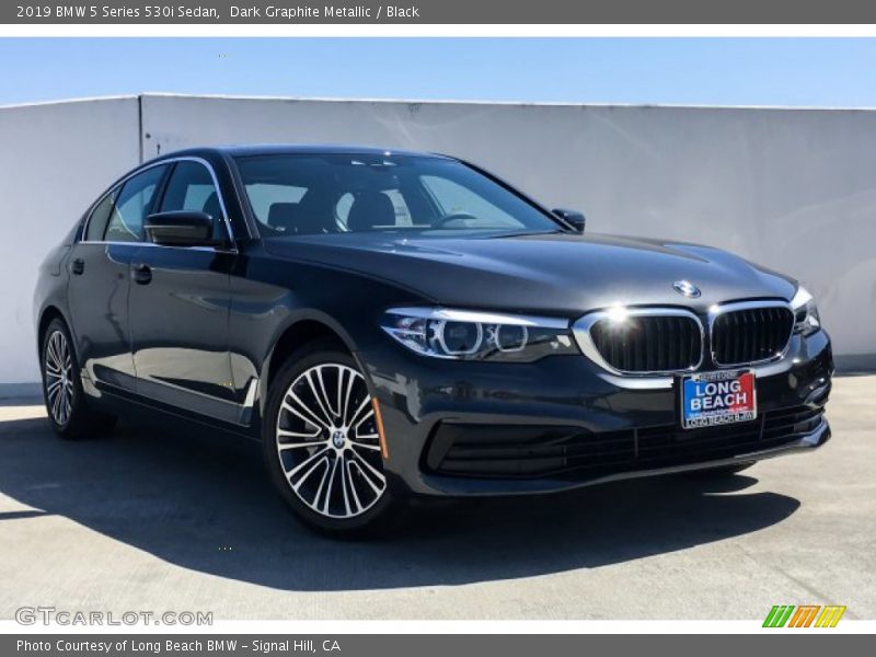 Dark Graphite Metallic / Black 2019 BMW 5 Series 530i Sedan