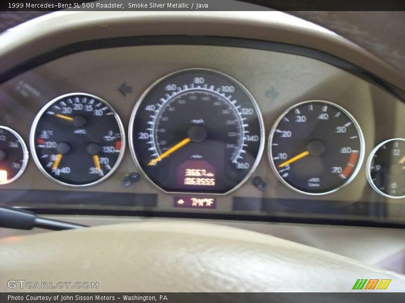 Smoke Silver Metallic / Java 1999 Mercedes-Benz SL 500 Roadster