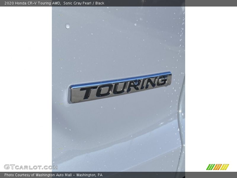 Sonic Gray Pearl / Black 2020 Honda CR-V Touring AWD