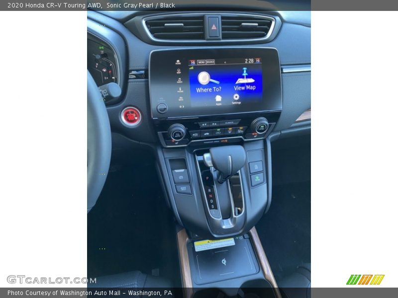 Sonic Gray Pearl / Black 2020 Honda CR-V Touring AWD