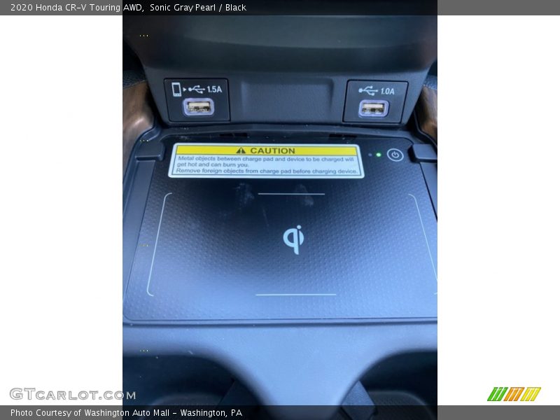 Sonic Gray Pearl / Black 2020 Honda CR-V Touring AWD