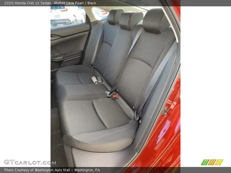 Molten Lava Pearl / Black 2020 Honda Civic LX Sedan
