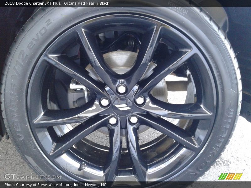 Octane Red Pearl / Black 2018 Dodge Charger SXT Plus