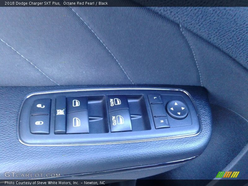 Octane Red Pearl / Black 2018 Dodge Charger SXT Plus
