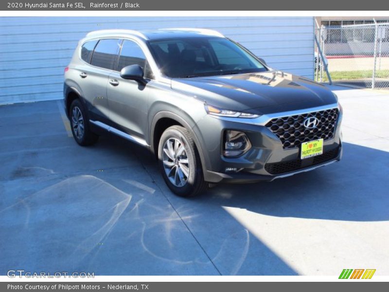 Rainforest / Black 2020 Hyundai Santa Fe SEL