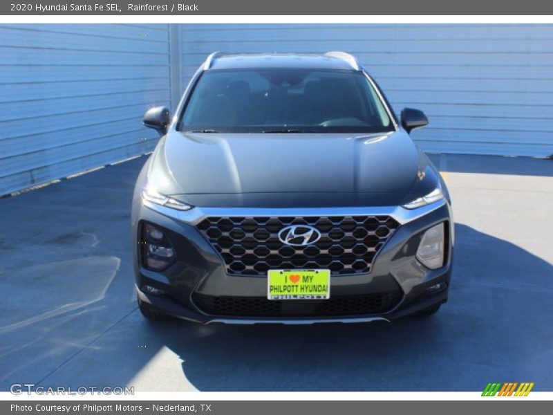 Rainforest / Black 2020 Hyundai Santa Fe SEL