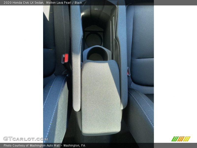 Molten Lava Pearl / Black 2020 Honda Civic LX Sedan