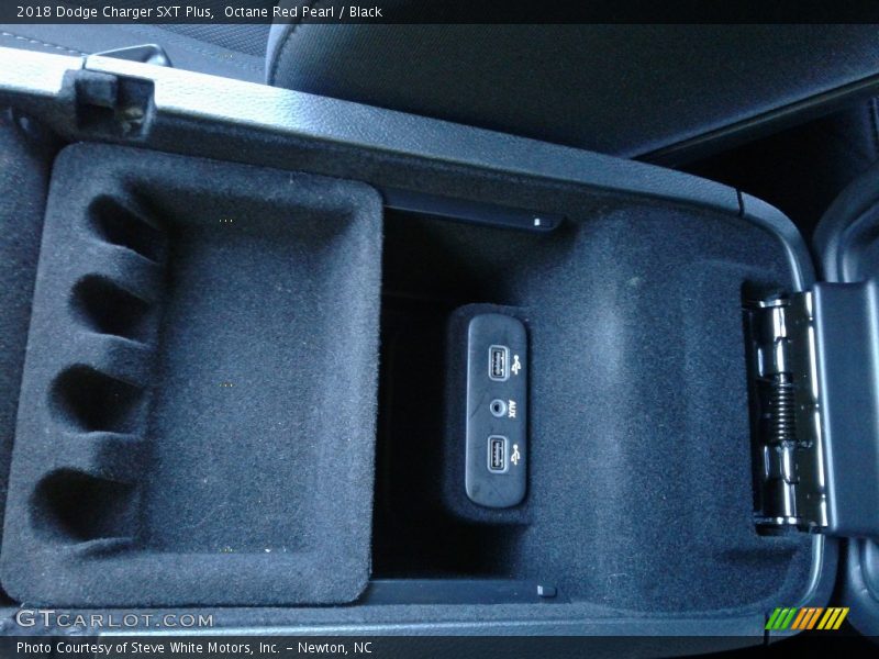 Octane Red Pearl / Black 2018 Dodge Charger SXT Plus