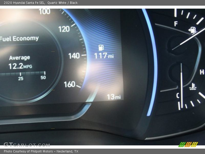 Quartz White / Black 2020 Hyundai Santa Fe SEL