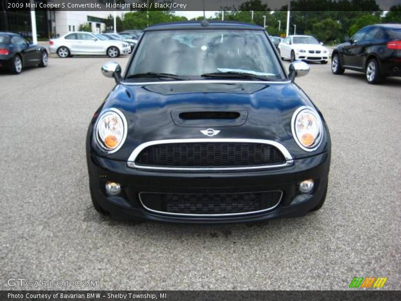 Midnight Black / Black/Grey 2009 Mini Cooper S Convertible