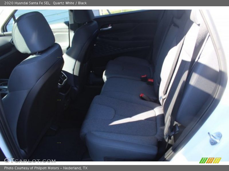 Quartz White / Black 2020 Hyundai Santa Fe SEL