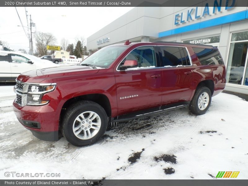 Siren Red Tintcoat / Cocoa/­Dune 2020 Chevrolet Suburban LT 4WD