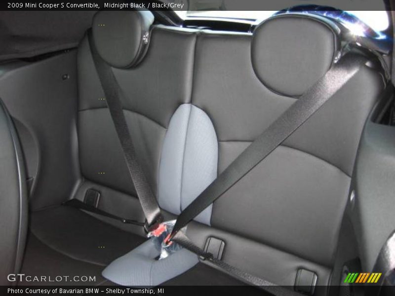 Midnight Black / Black/Grey 2009 Mini Cooper S Convertible