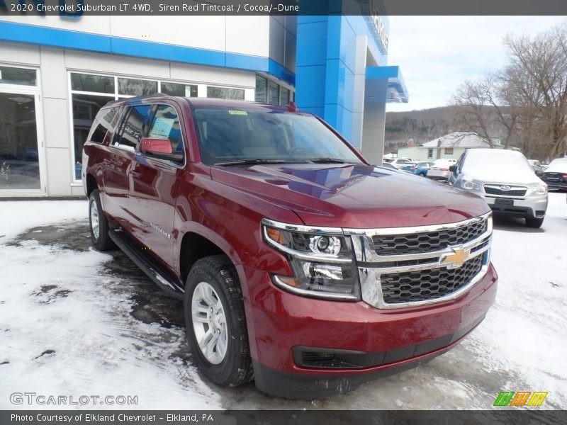 Siren Red Tintcoat / Cocoa/­Dune 2020 Chevrolet Suburban LT 4WD