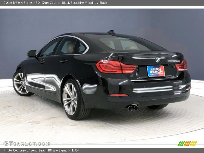 Black Sapphire Metallic / Black 2019 BMW 4 Series 430i Gran Coupe