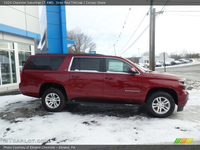 Siren Red Tintcoat / Cocoa/­Dune 2020 Chevrolet Suburban LT 4WD