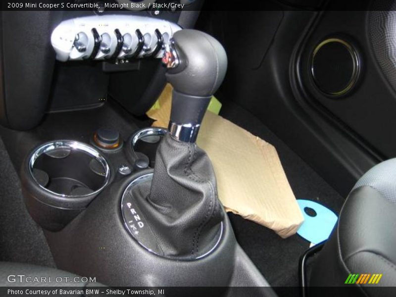 Midnight Black / Black/Grey 2009 Mini Cooper S Convertible