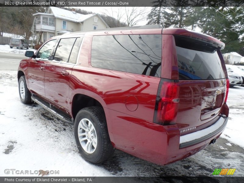 Siren Red Tintcoat / Cocoa/­Dune 2020 Chevrolet Suburban LT 4WD