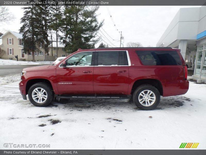 Siren Red Tintcoat / Cocoa/­Dune 2020 Chevrolet Suburban LT 4WD