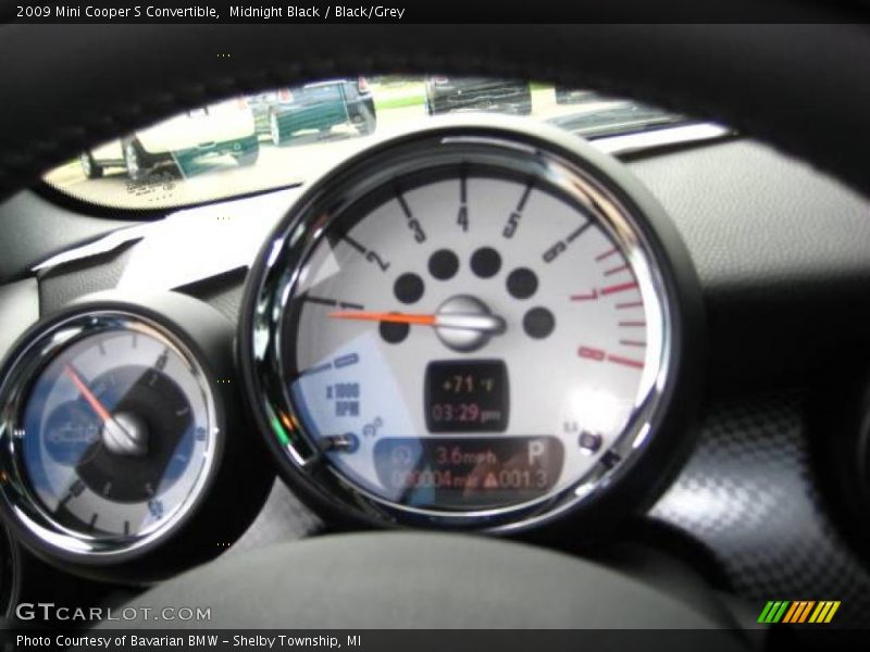 Midnight Black / Black/Grey 2009 Mini Cooper S Convertible