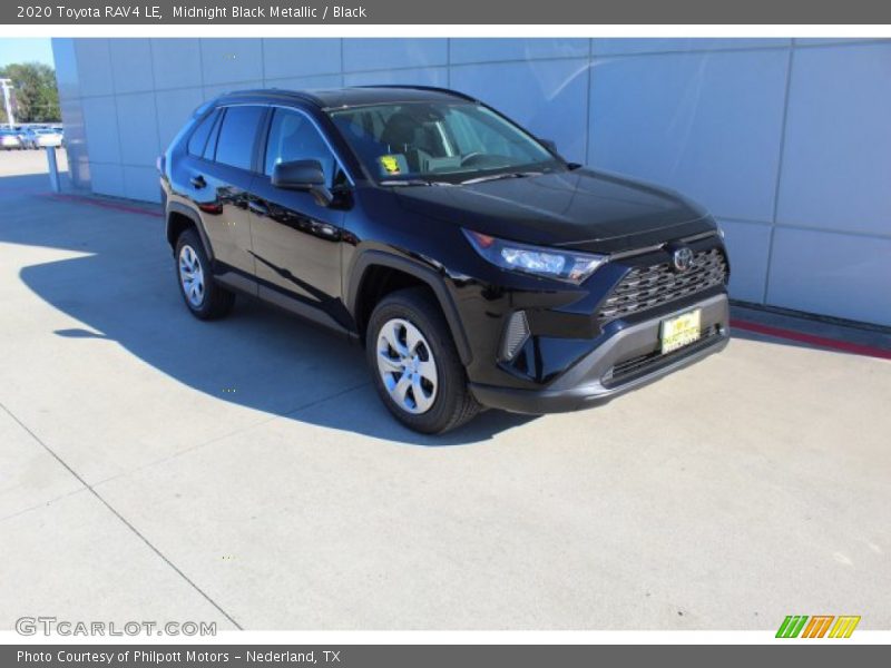 Midnight Black Metallic / Black 2020 Toyota RAV4 LE