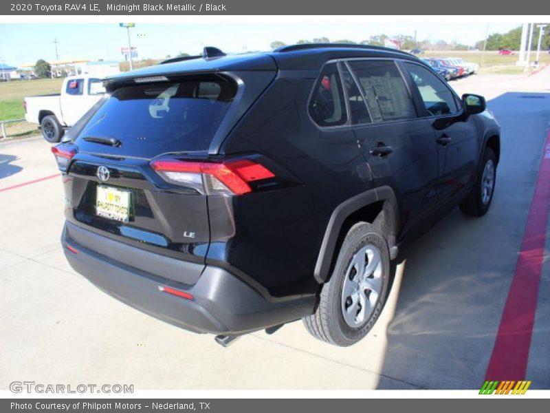 Midnight Black Metallic / Black 2020 Toyota RAV4 LE