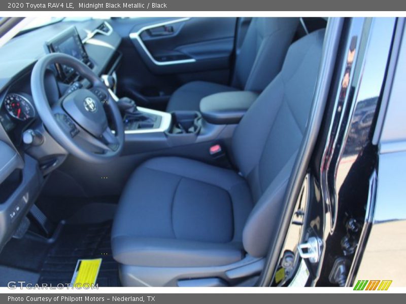 Midnight Black Metallic / Black 2020 Toyota RAV4 LE