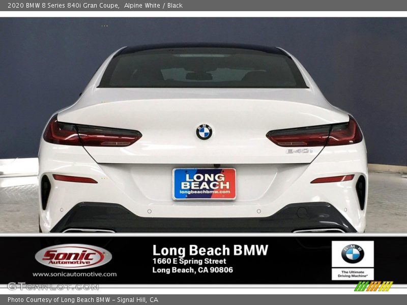 Alpine White / Black 2020 BMW 8 Series 840i Gran Coupe