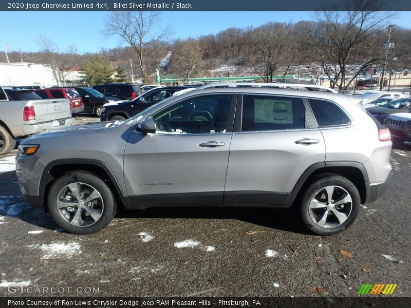 Billet Silver Metallic / Black 2020 Jeep Cherokee Limited 4x4