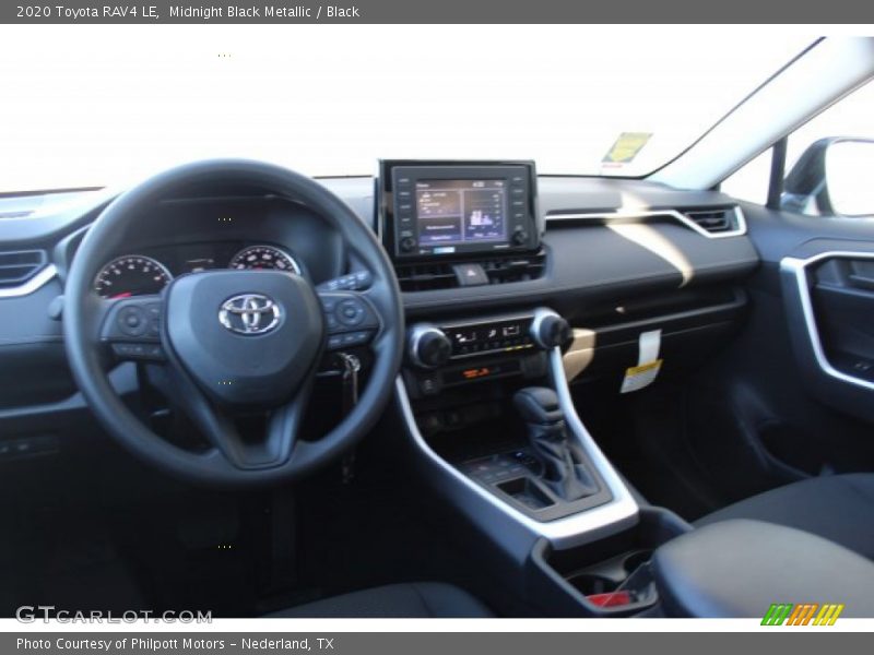 Midnight Black Metallic / Black 2020 Toyota RAV4 LE