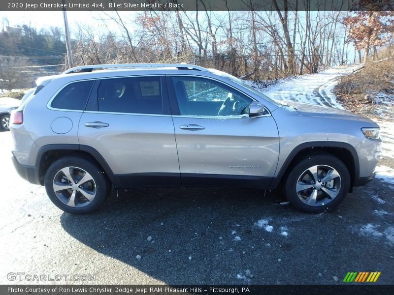 Billet Silver Metallic / Black 2020 Jeep Cherokee Limited 4x4