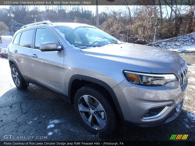 Billet Silver Metallic / Black 2020 Jeep Cherokee Limited 4x4