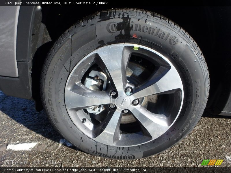 Billet Silver Metallic / Black 2020 Jeep Cherokee Limited 4x4