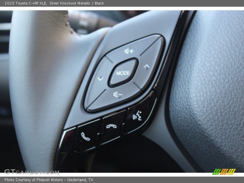 Silver Knockout Metallic / Black 2020 Toyota C-HR XLE