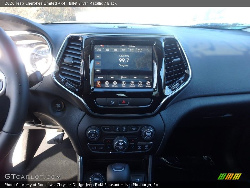 Billet Silver Metallic / Black 2020 Jeep Cherokee Limited 4x4