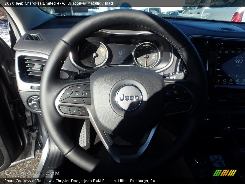 Billet Silver Metallic / Black 2020 Jeep Cherokee Limited 4x4