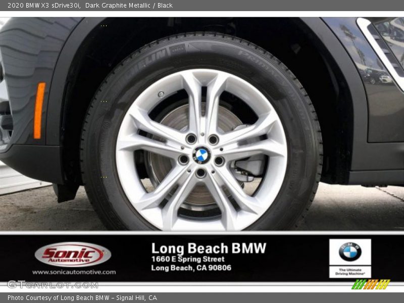 Dark Graphite Metallic / Black 2020 BMW X3 sDrive30i