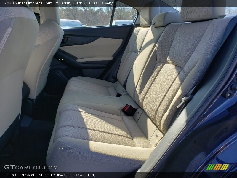 Dark Blue Pearl / Ivory 2020 Subaru Impreza Premium Sedan