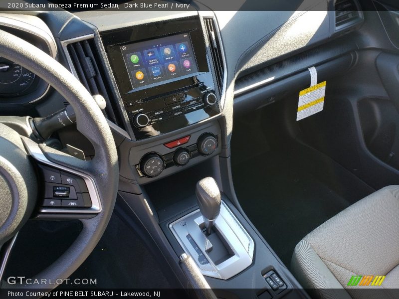 Dark Blue Pearl / Ivory 2020 Subaru Impreza Premium Sedan