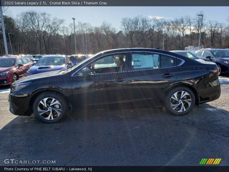 Crystal Black Silica / Titanium Gray 2020 Subaru Legacy 2.5i
